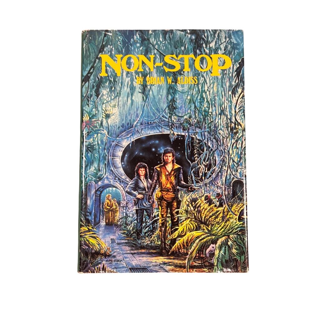 Vtg 1989 NON-STOP Brian W Aldiss BCE HBDJ 1st Carroll & Graf Edition STARSHIP